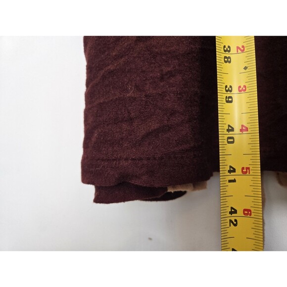 Vintage Robe Mens Large 1980s K-Mart Burgundy Warm Bath Grandpa Rare - Picture 7 of 7